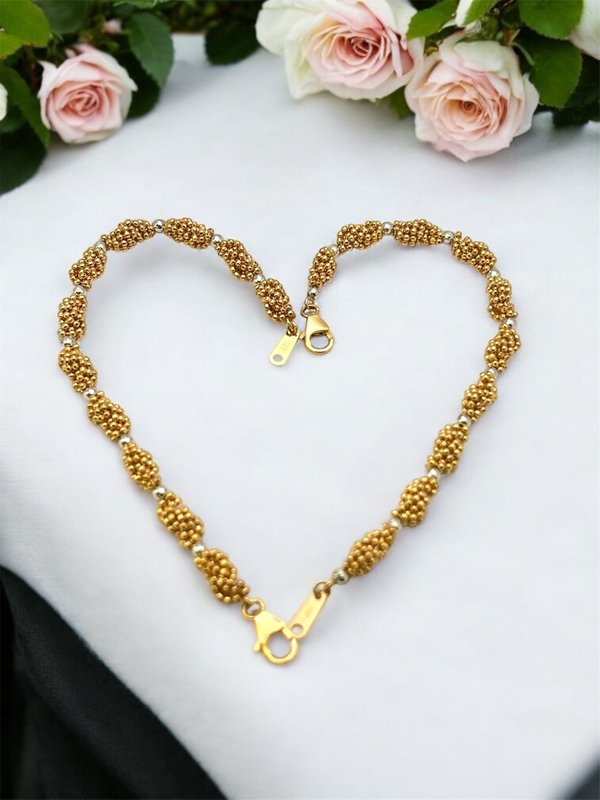 EITA COLLECTION 917 Y/W Gold Bracelet "Ong Lai"