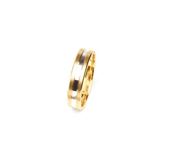 EITA Collection 917 Yellow/White Gold Wedding Ring B2-10