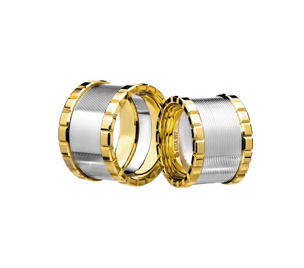 EITA Collection 917 Yellow/White Gold Wedding Ring R-01