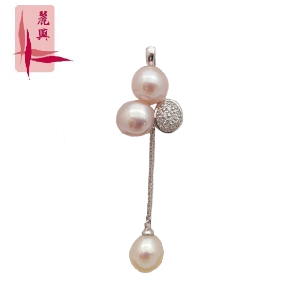 18K White Gold Pearl With Diamond 3MP00030				