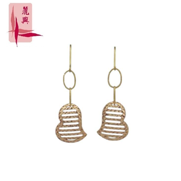 18K Rose Gold Earrings 3YM01137			