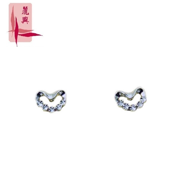 18K White Gold Earrings 3YM01976			
