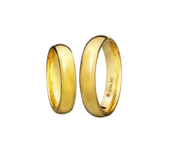 EITA Collection 917 Yellow Gold Wedding Ring C2-12 						